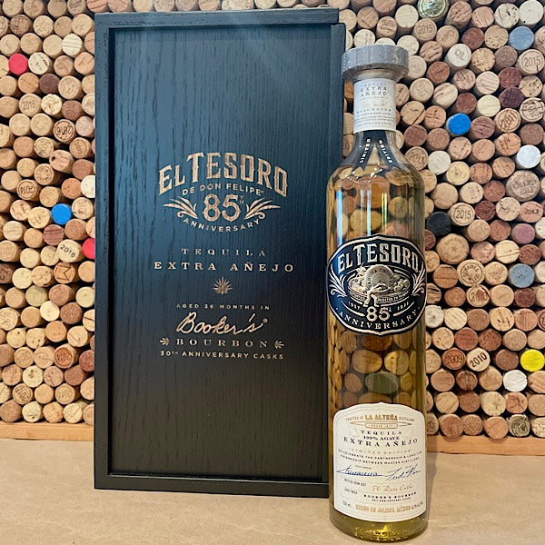 El Tesoro Extra Añejo 85th Anniversary Booker's Bourbon Cask 750ml
