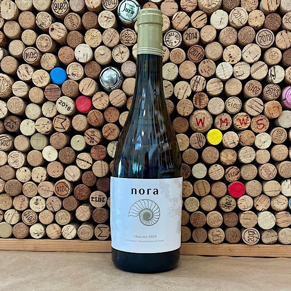 Bodega Viña Nora Rías Baixas Albariño 2024 bottle – crisp coastal white wine at Wainscott Main Wine & Spirits.