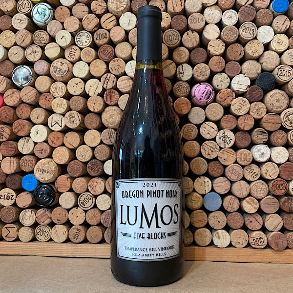 Lumos Wine Co. Five Blocks Temperance Hill Vyd Eola-Amity Hills Pinot Noir 2021