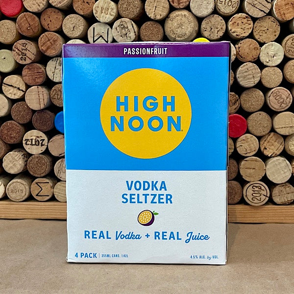 High Noon Vodka-Passion Fruit Hard Seltzer Cans 4pks 355ml