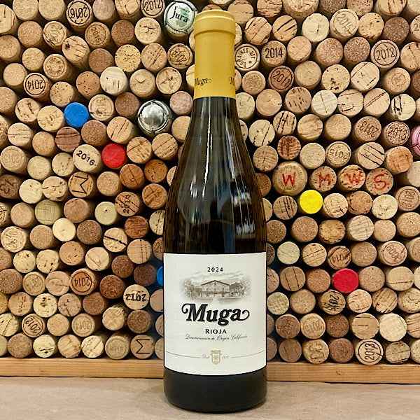 Bodegas Muga Rioja Blanco 2024 bottle – fresh, elegant Spanish white wine at Wainscott Main Wine & Spirits.