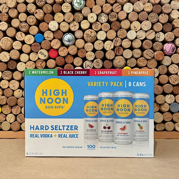 High Noon Vodka-Variety Pack Hard Seltzer Cans 8pk 355ml