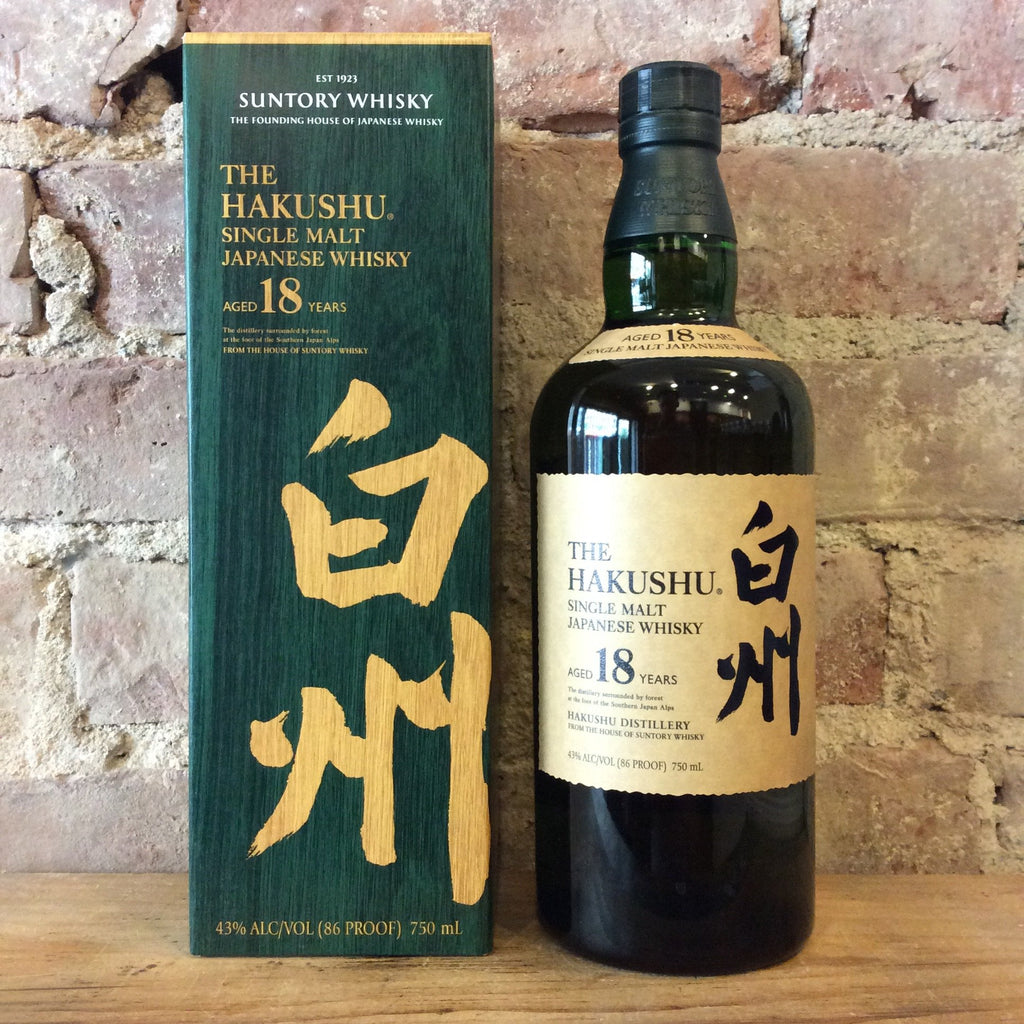 The Hakushu Single Malt Japanese Whisky 18Yr 750ml