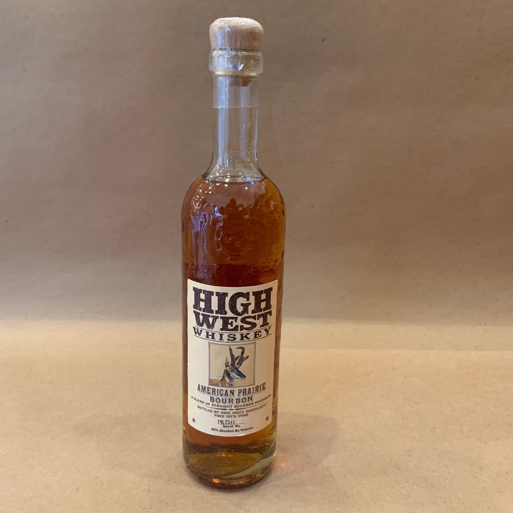 High West Bourbon Whiskey 92° Utah 750ml