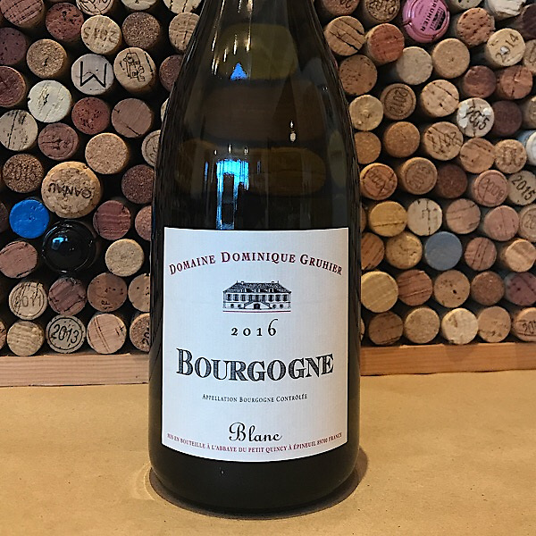 Domaine Dominique Gruhier Bourgogne Blanc 2016