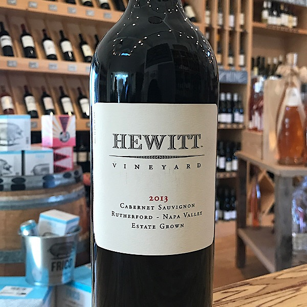 Hewitt Vineyard Rutherford Napa Valley Cabernet Sauvignon 2013